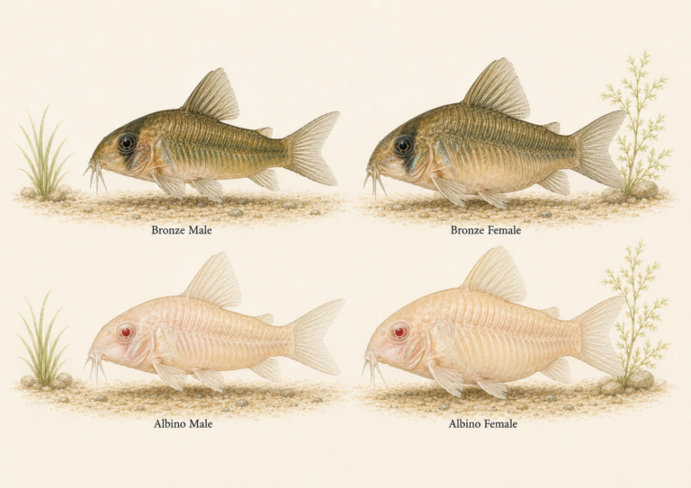 Bronze / Albino Corydoras Care Guide — Tank Setup, Feeding and Breeding