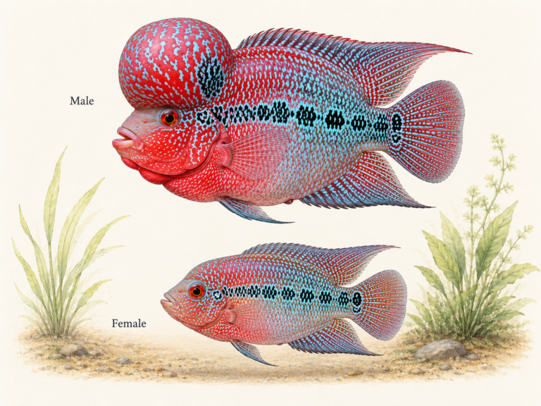 Flowerhorn Cichlid Care Guide — Tank Setup, Feeding and Breeding