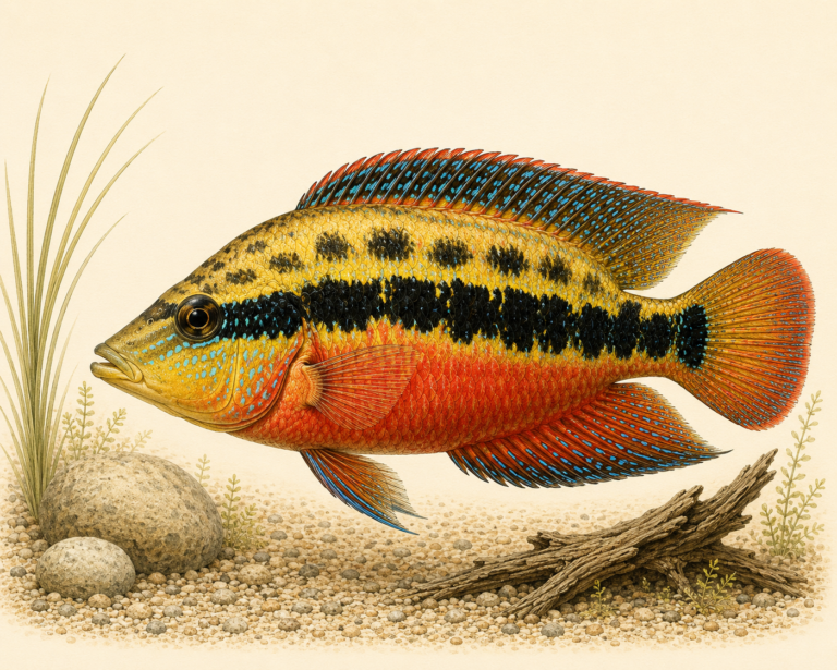 Salvini Cichlid Care Guide — Tank Setup, Feeding and Breeding