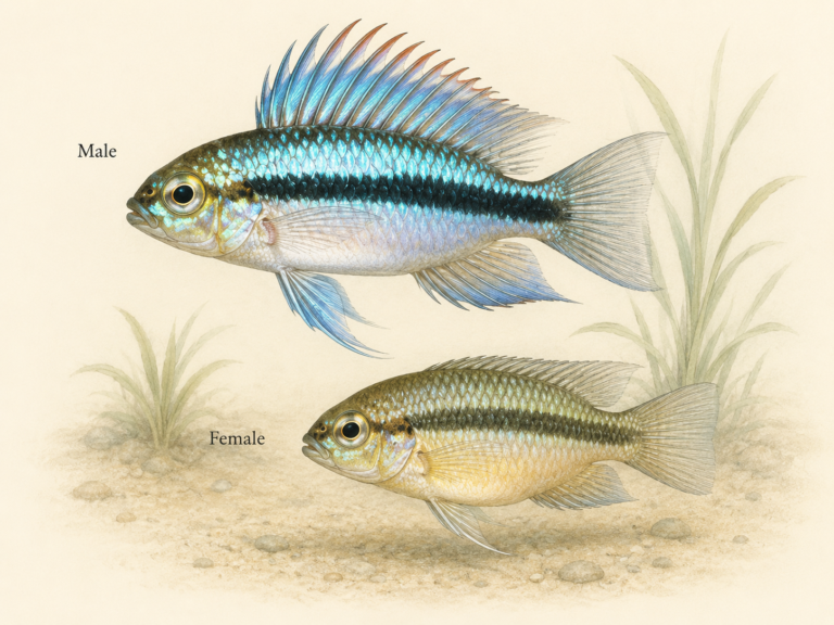 Three-striped Dwarf Cichlid Care Guide — Tank Setup, Feeding and Breeding