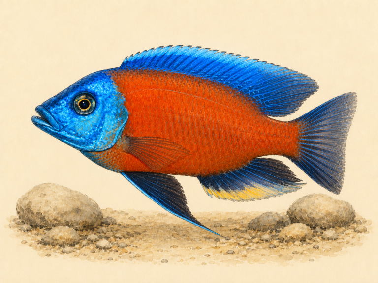 Red Fin Kadango Cichlid Care Guide – Tank Setup, Feeding and Breeding