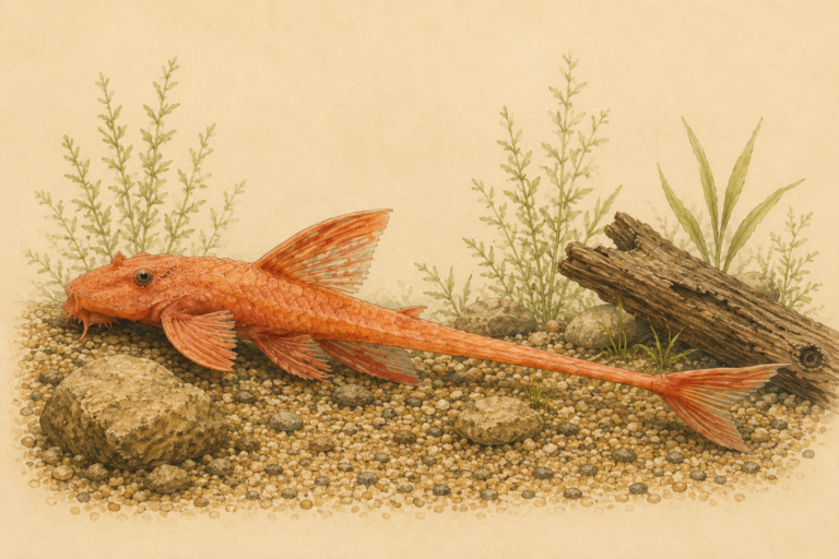 Red Lizard Whiptail Catfish Care Guide – Tank Setup, Feeding and Breeding