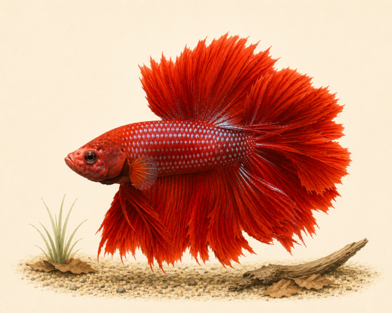 Rosetail Betta Care Guide – Tank Setup, Feeding and Breeding